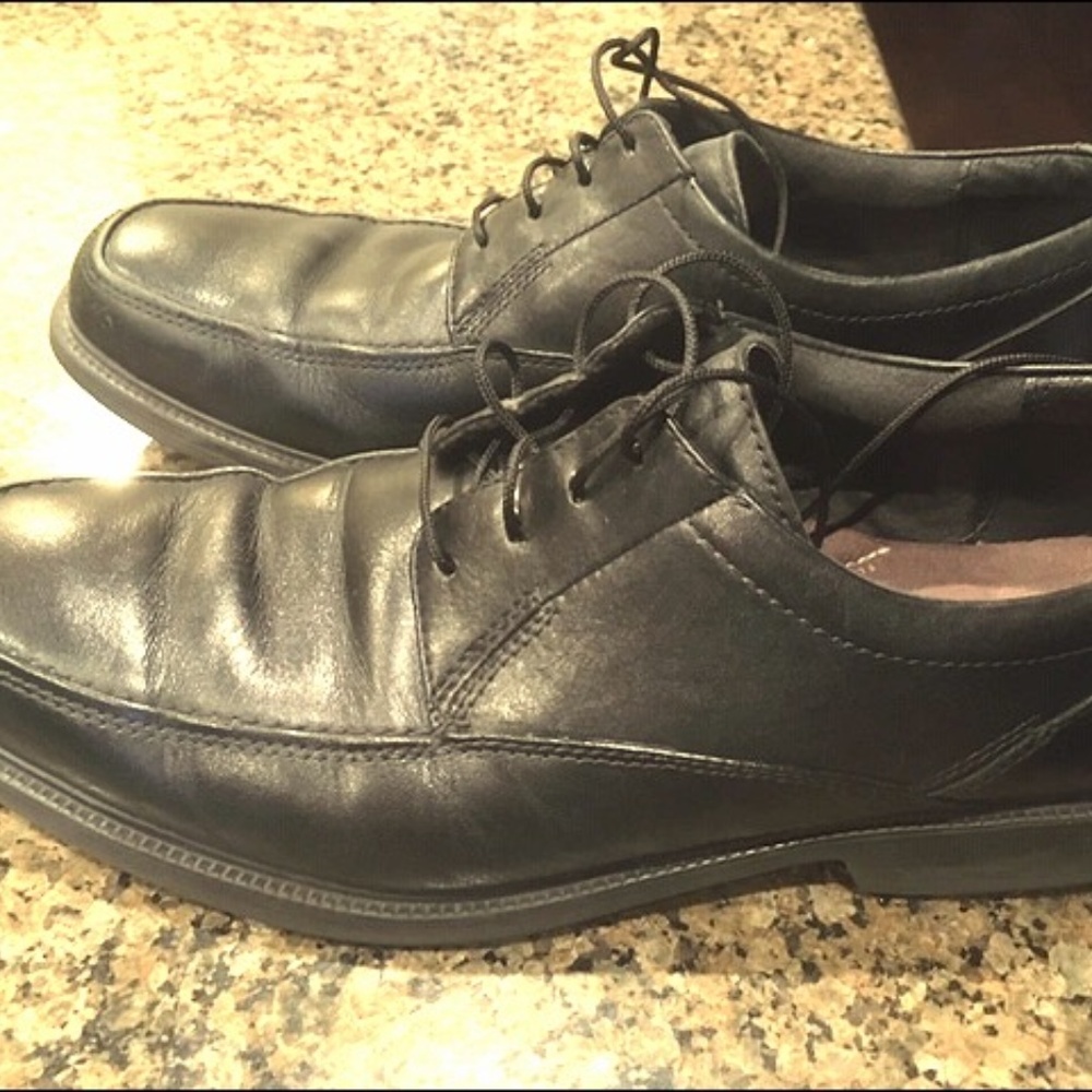 Mens Bostonian Black Dress Shoes - 11